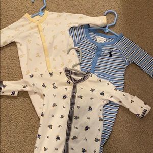 Ralph Lauren NB layette 1 pc snap up onsie lot